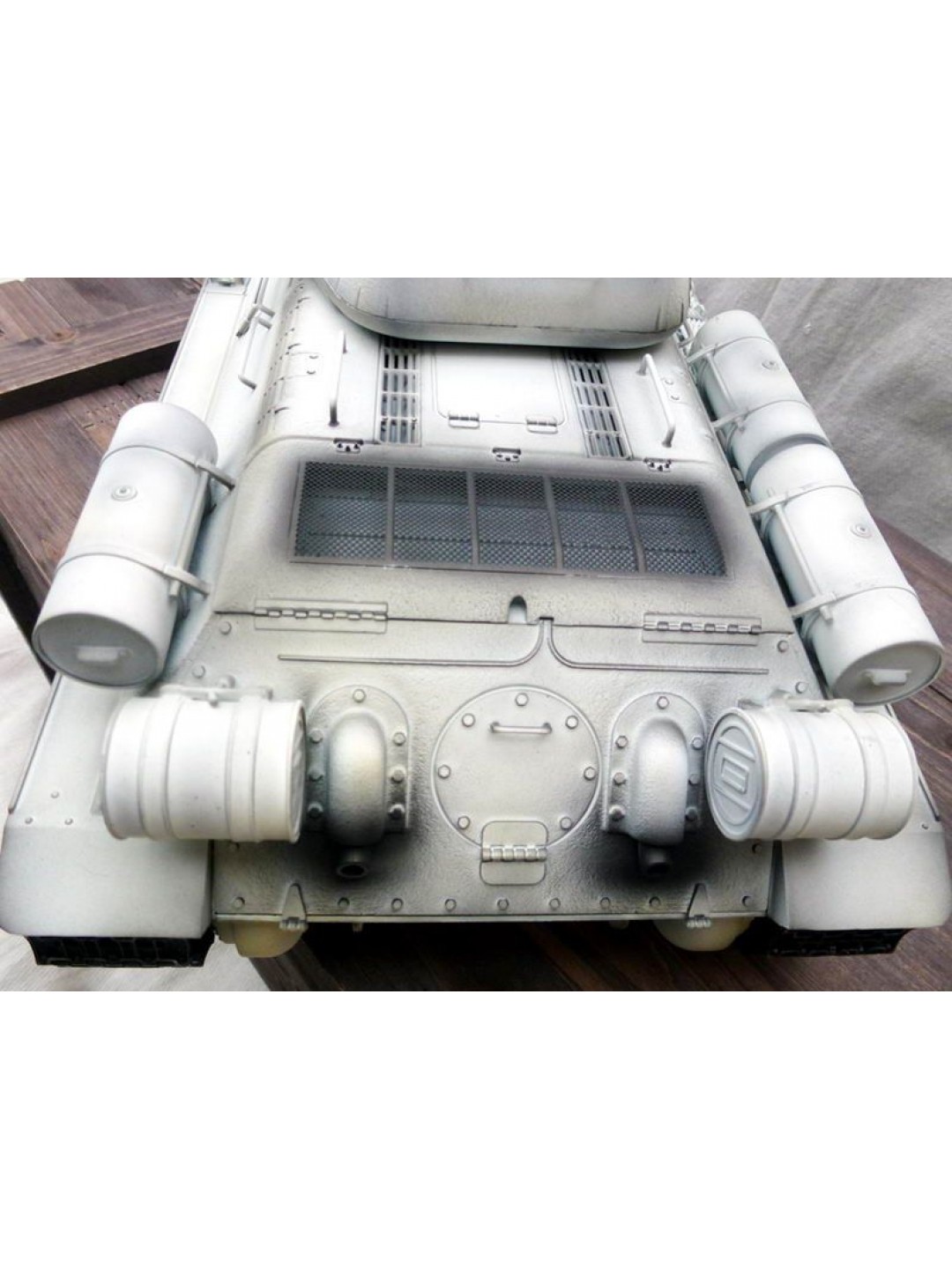 Р/У танк Taigen 1/16 T34-85 (СССР) (для ИК танкового боя) 2.4G (зимний)