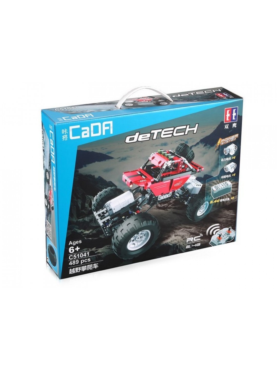 Р/У конструктор CADA deTech Off-Road Crawler (489 деталей)
