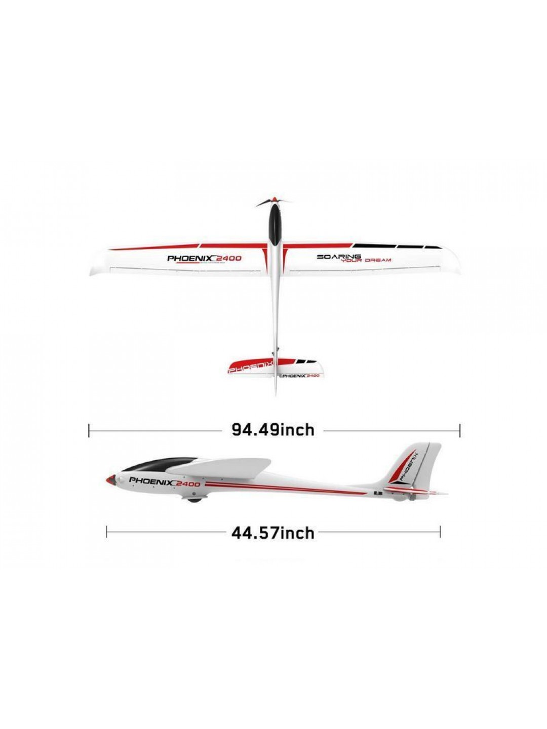 Радиоуправляемый планер Volantex RC Phoenix 2400мм KIT