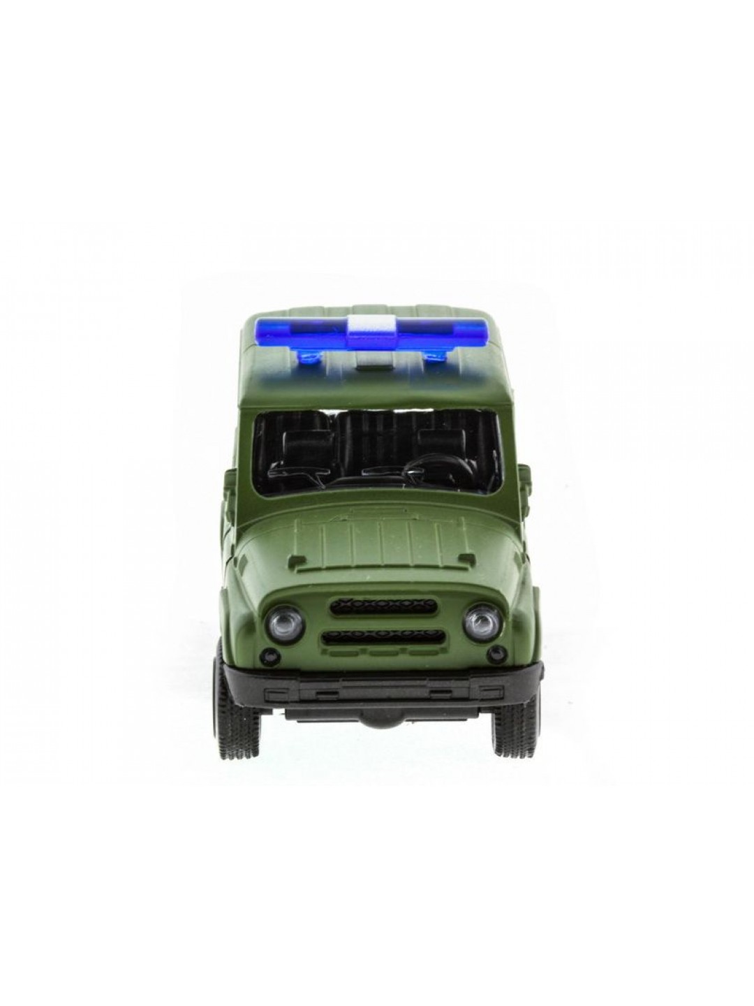 Машина "АВТОПАНОРАМА" инерц. УАЗ (армия) 1/50, в/к 12*7*5,5 см