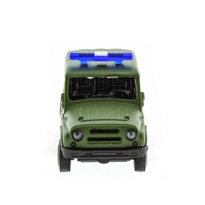 Машина "АВТОПАНОРАМА" инерц. УАЗ (армия) 1/50, в/к 12*7*5,5 см