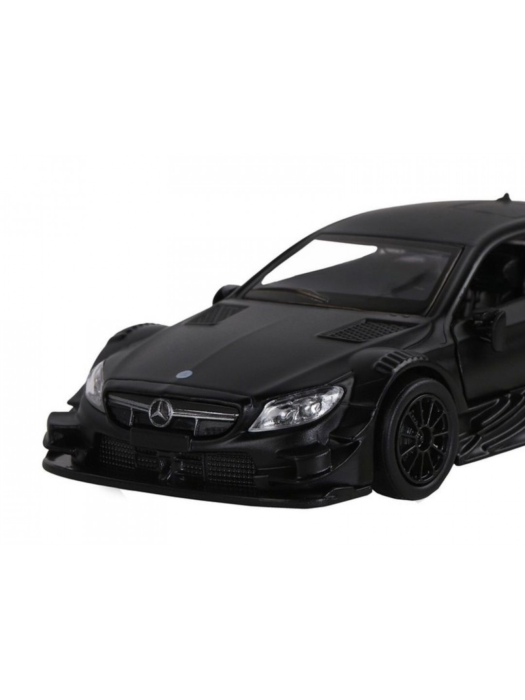 Машина "АВТОПАНОРАМА" Mercedes-AMG C 63 DTM, синий, 1/42, инерция, откр. двери, в/к 17,5*12,5*6,5