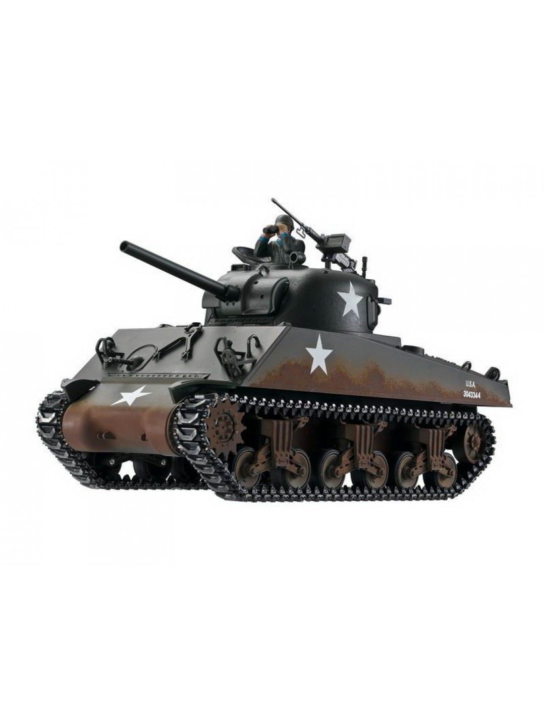 Р/У танк Torro Sherman M4A3, 1/16  2.4G, ВВ-пушка, деревянная коробка