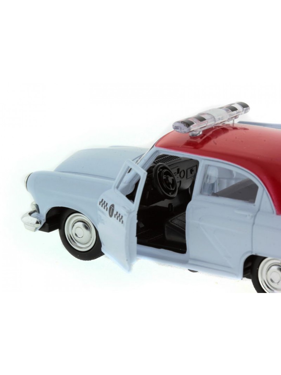 Машина "АВТОПАНОРАМА" инерц.ГАЗ-21 (такси) 1/43, в/к 14*7*5,5 см
