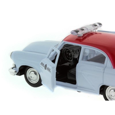 Машина "АВТОПАНОРАМА" инерц.ГАЗ-21 (такси) 1/43, в/к 14*7*5,5 см