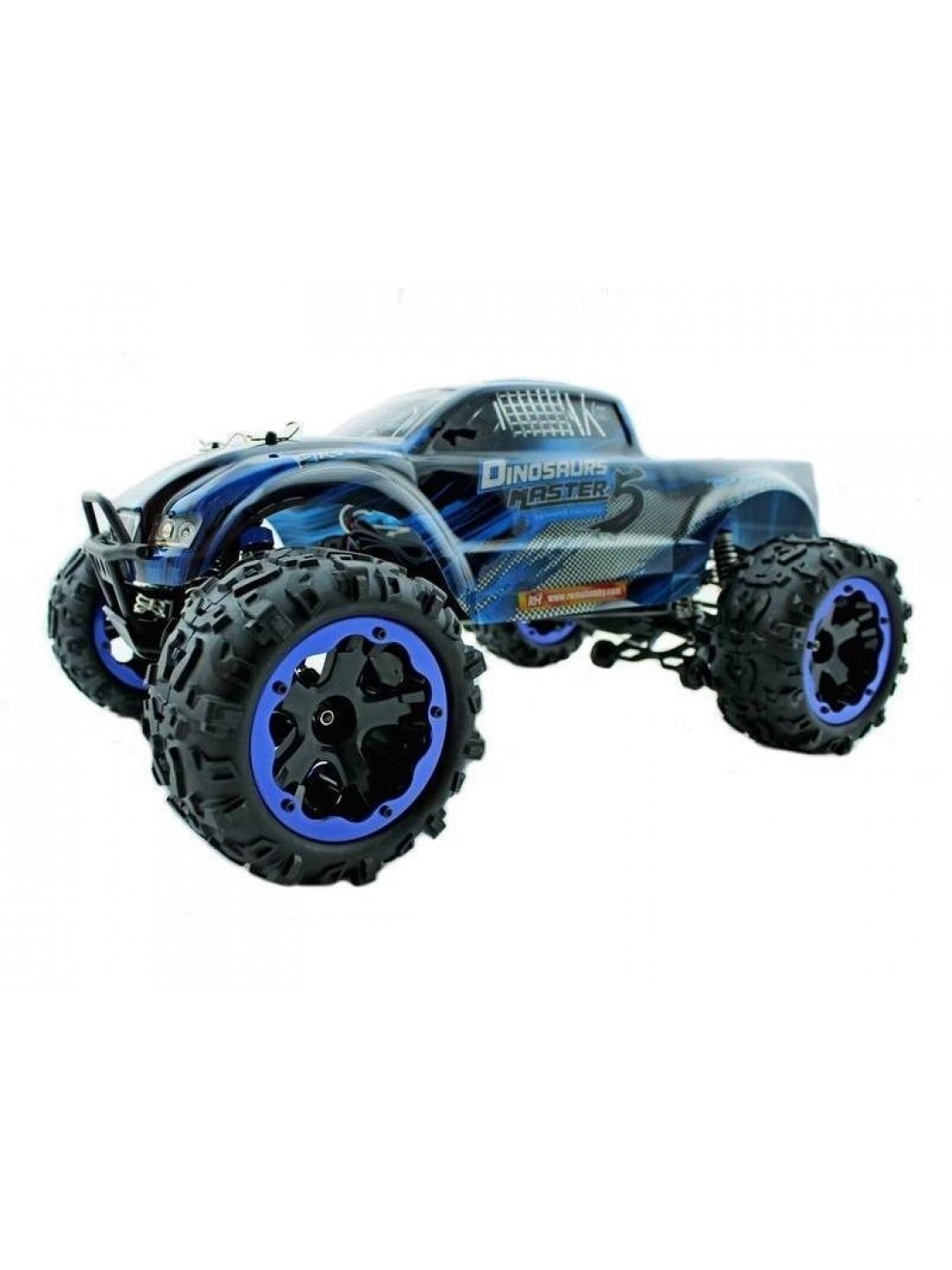 Радиоуправляемый монстр Remo Hobby Dinosaurs Master TWINS MOTOR (синий) 4WD 2.4G 1/8 RTR