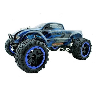 Радиоуправляемый монстр Remo Hobby Dinosaurs Master TWINS MOTOR (синий) 4WD 2.4G 1/8 RTR