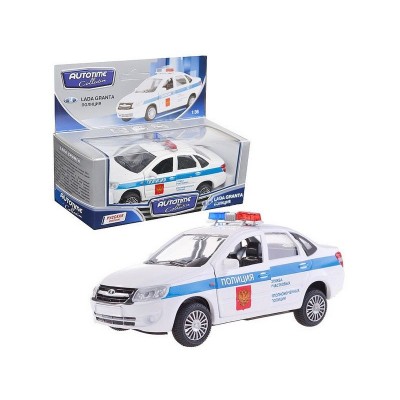 Машина Autotime "LADA GRANTA" полиция 1:36