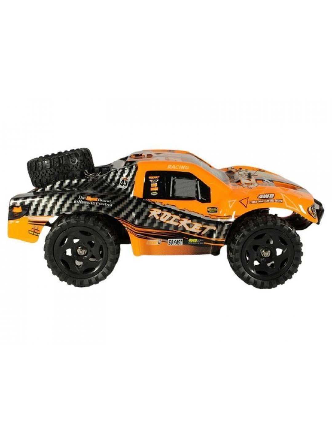 Радиоуправляемый шорт-корс Remo Hobby Rocket Brushless V2.0 (оранжевый) 4WD 2.4G 1/16 RTR