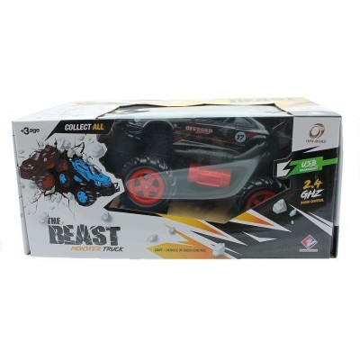 Р/У внедорожник Monstre Truck Nissan Skyline в ассортименте 1/16 + свет + звук