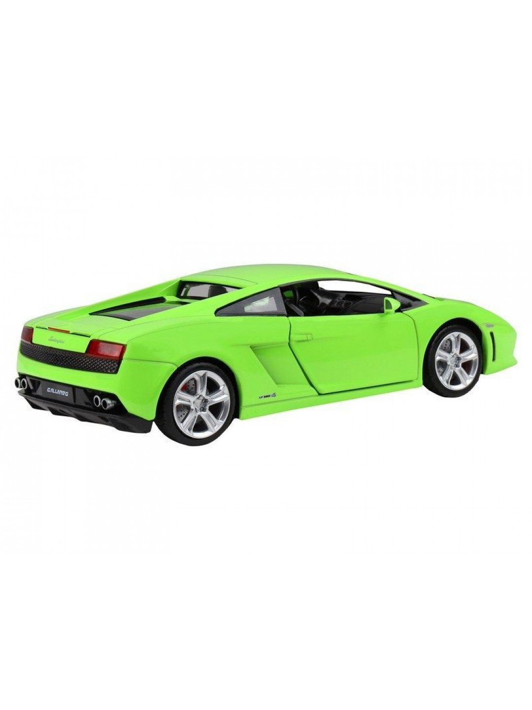 Машина "АВТОПАНОРАМА" Lamborghini Gallardo LP560-4, зеленый, 1/24, свет, звук, в/к 24,5*12,5*10,5см