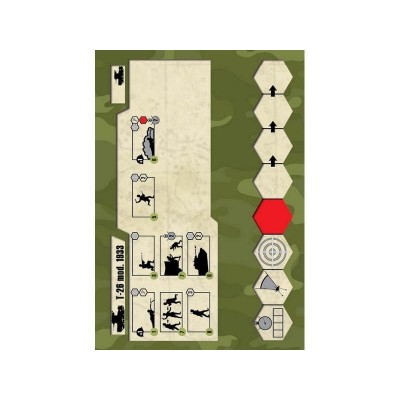 Сборная модель ZVEZDA Советский легкий танк Т-26 (обр. 1933г), 1/100