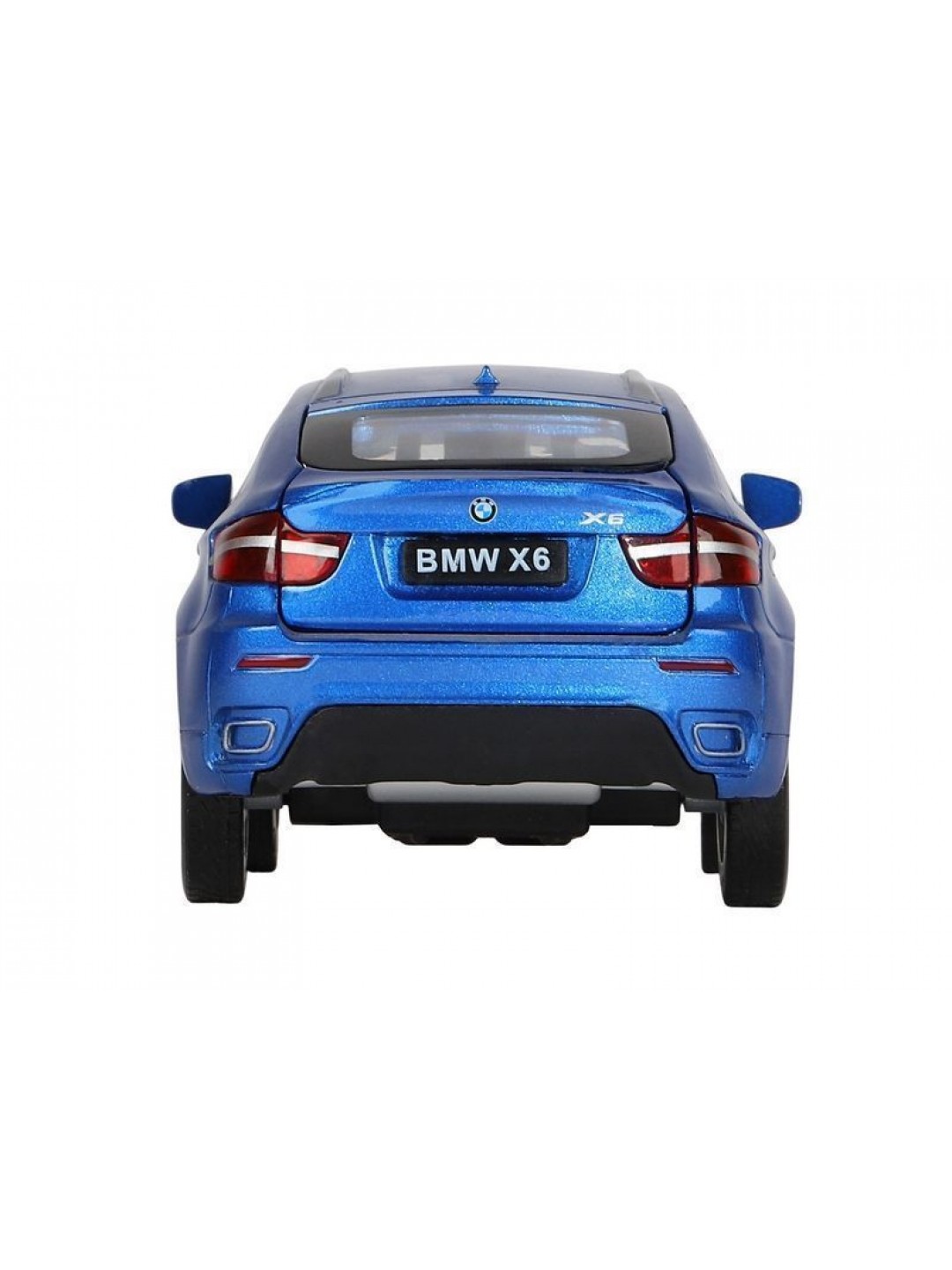 Машина "АВТОПАНОРАМА" BMW X6, синий, 1/32, свет, звук, инерция, в/к 17,5*13,5*9 см