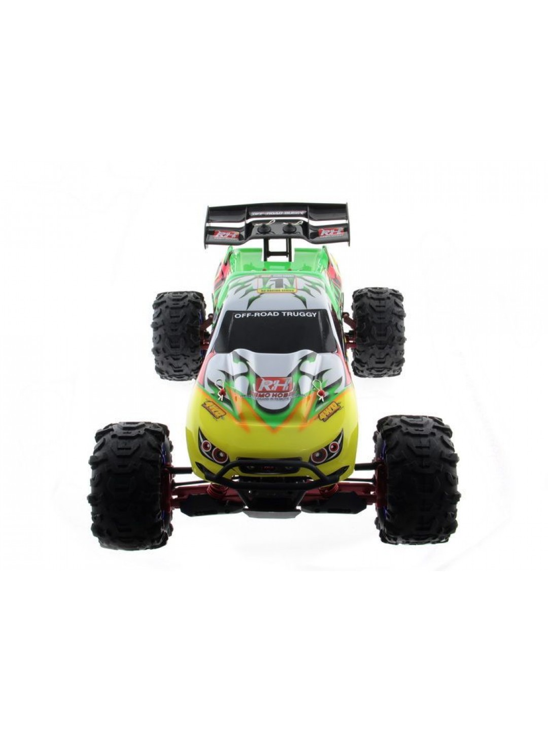 Радиоуправляемая трагги Remo Hobby EVO-R Brushless UPGRADE (зеленая) 4WD 2.4G 1/8 RTR