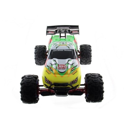 Радиоуправляемая трагги Remo Hobby EVO-R Brushless UPGRADE (зеленая) 4WD 2.4G 1/8 RTR