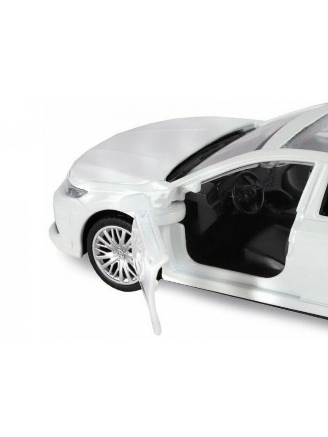 Машина "АВТОПАНОРАМА" Toyota Camry, белый, 1/43, откр. двери, инерция, в/к 17,5*12,5*6,5 см