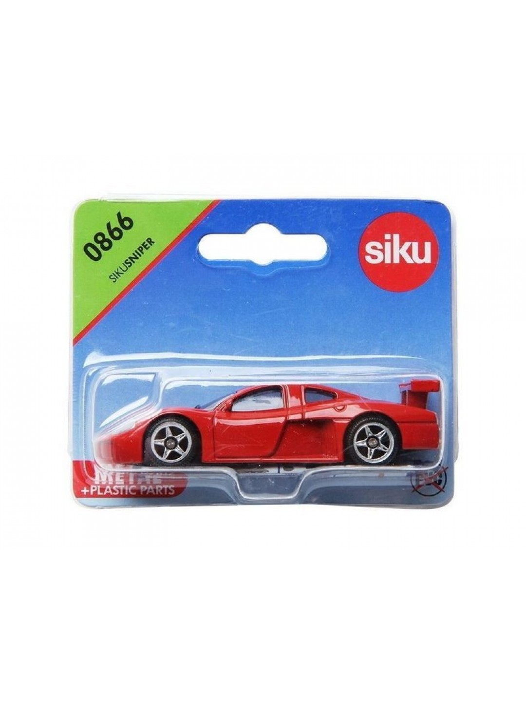 Легковой автомобиль Siku 0866 Sniper  1/55, 7 см, красный