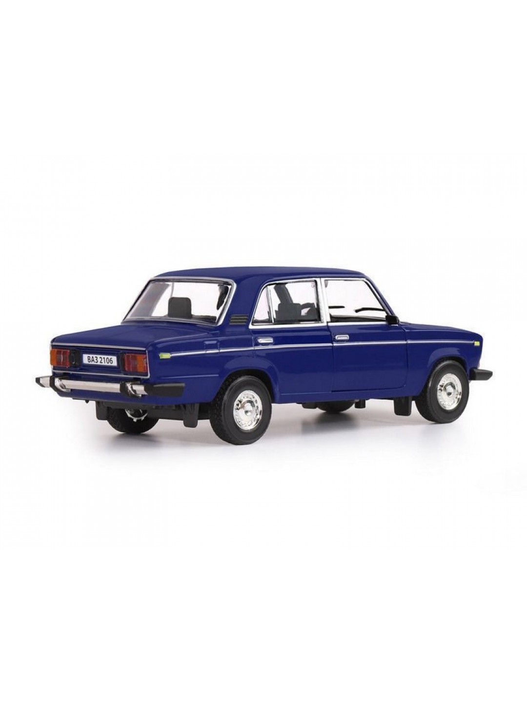 Машина "АВТОПАНОРАМА" ВАЗ 2106, 1/22, синий, инерция, в/к 24,5*12,5*10,5 см
