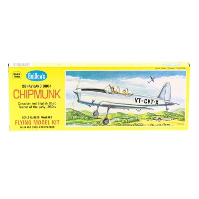 Сборная дер.модель.Самолет D.H. Chipmunk. Guillows 1:24