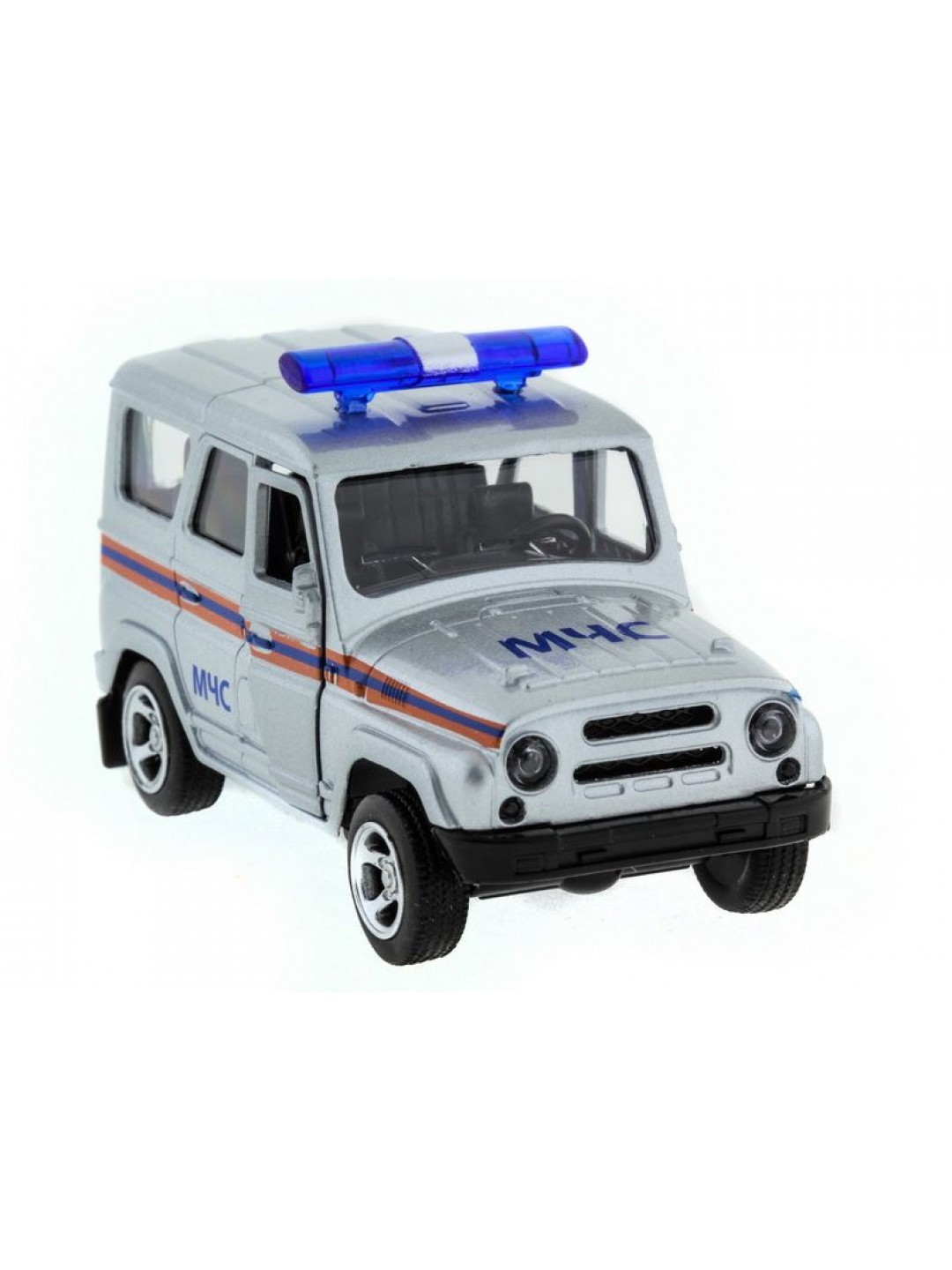Машина "АВТОПАНОРАМА" инерц. УАЗ-469 (МЧС) 1/50, в/к 12*7*5,5 см