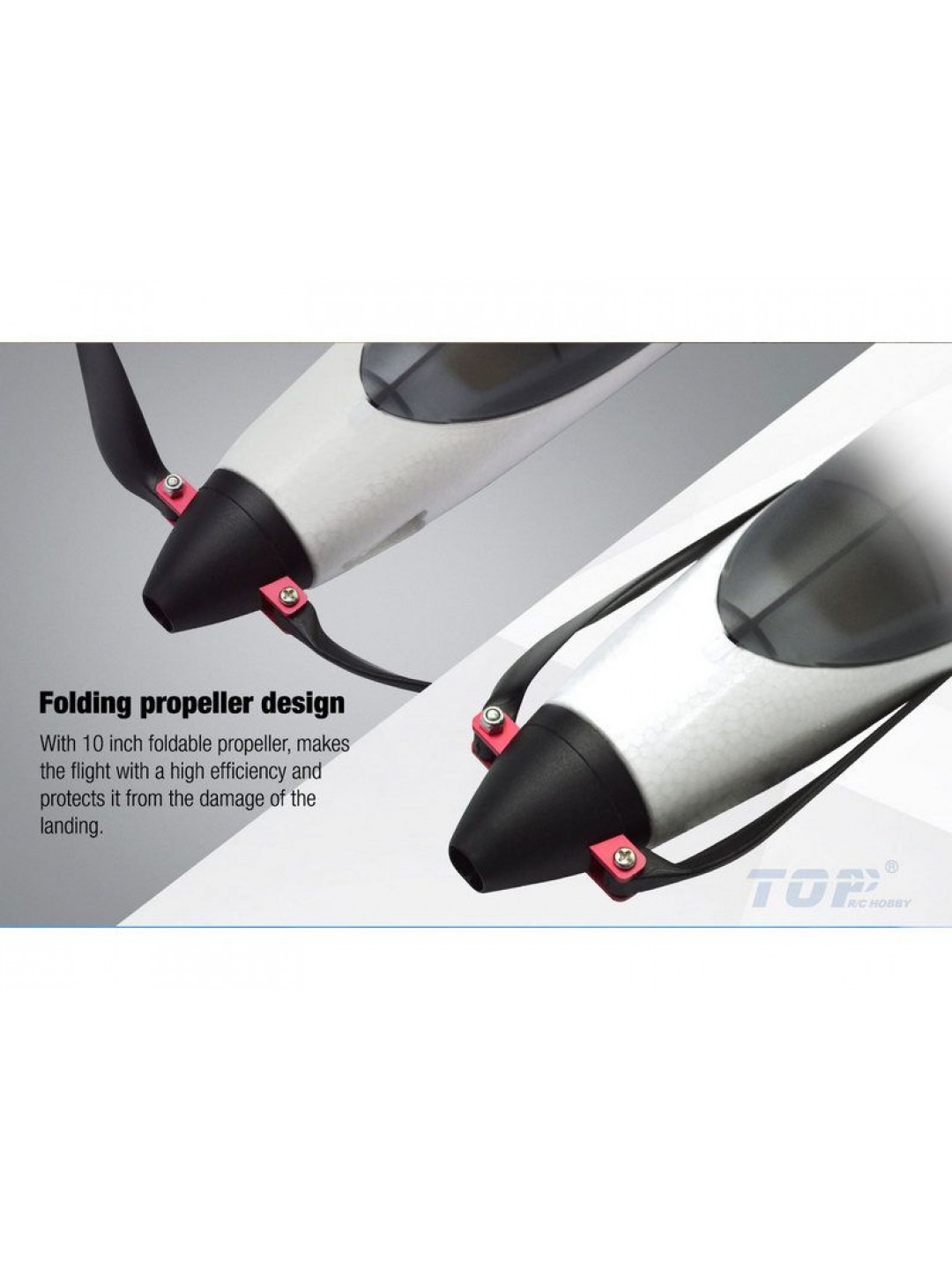Радиоуправляемый планер Top RC Lightning 2100 (Propeller Power System) 2100мм 2.4G 4-ch LiPo RTF