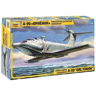 Сборная модель ZVEZDA Транспортно-десантный экраноплан А-90 "Орлёнок", 1/144