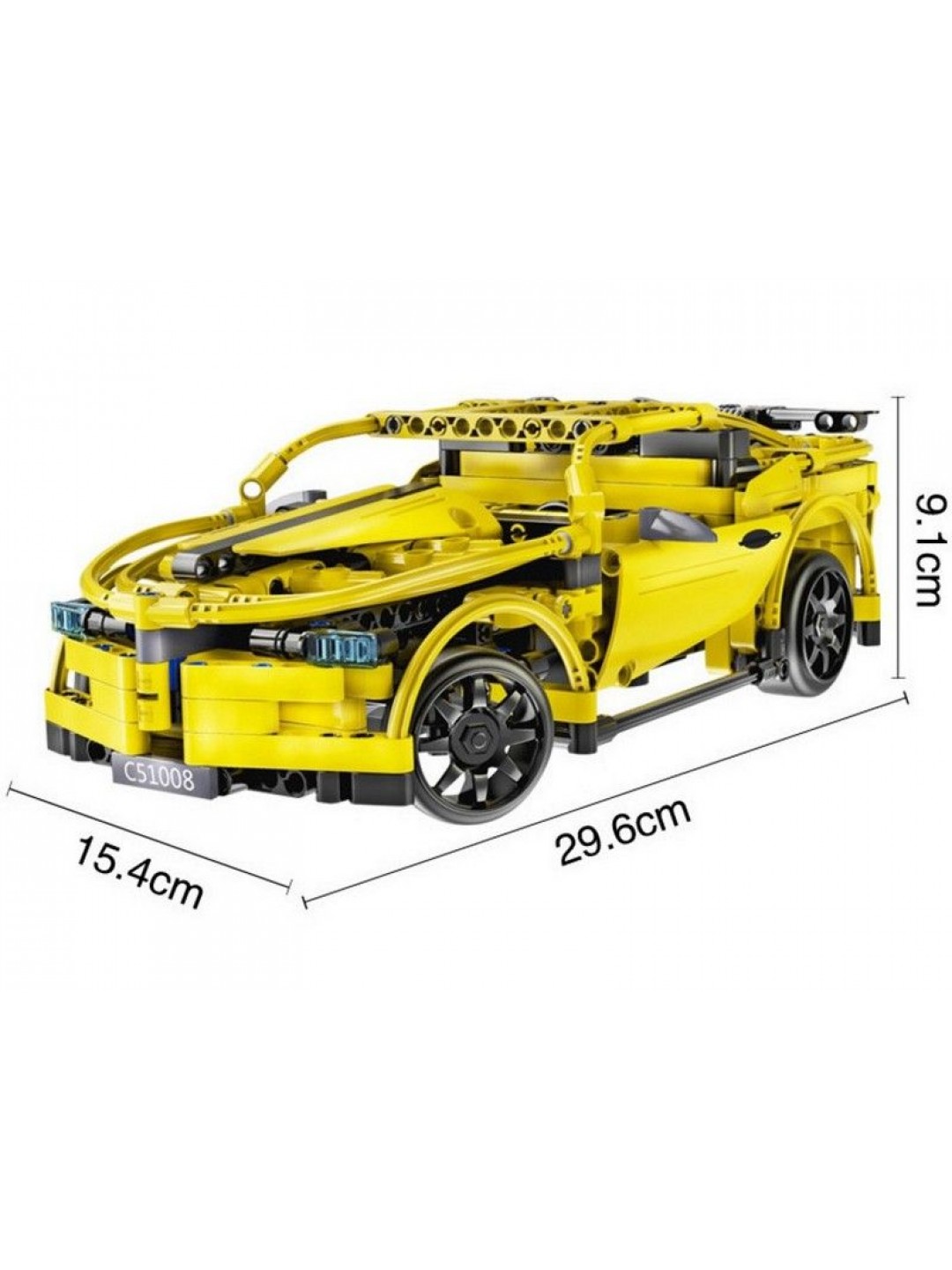 Р/У конструктор CaDA Technic спортивная машина (419 деталей)