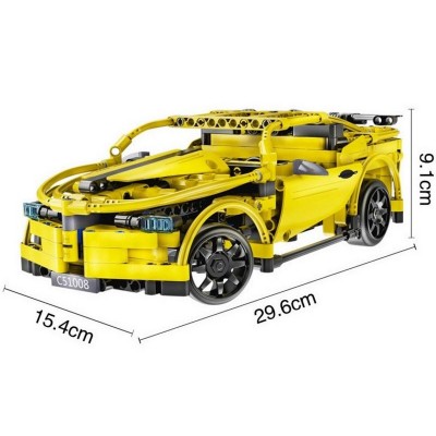Р/У конструктор CaDA Technic спортивная машина (419 деталей)