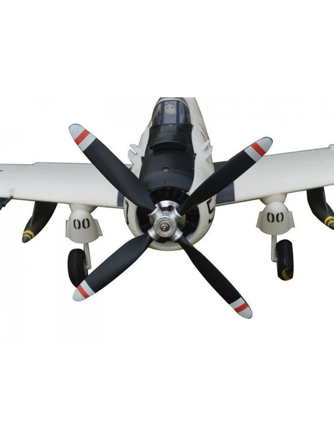 Радиоуправляемый самолет Top RC A1 Sky Raider белый 800мм 2.4G 4-ch LiPo RTF