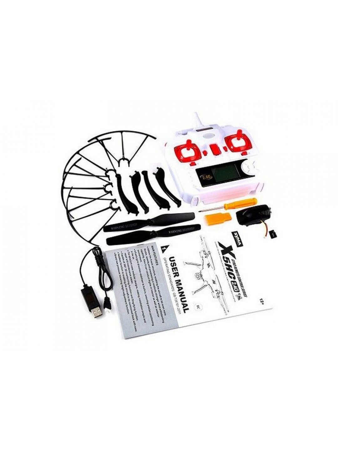 Р/У квадрокоптер Syma X5HW (голубой) с FPV трансляцией Wi-Fi, барометр 2.4G RTF