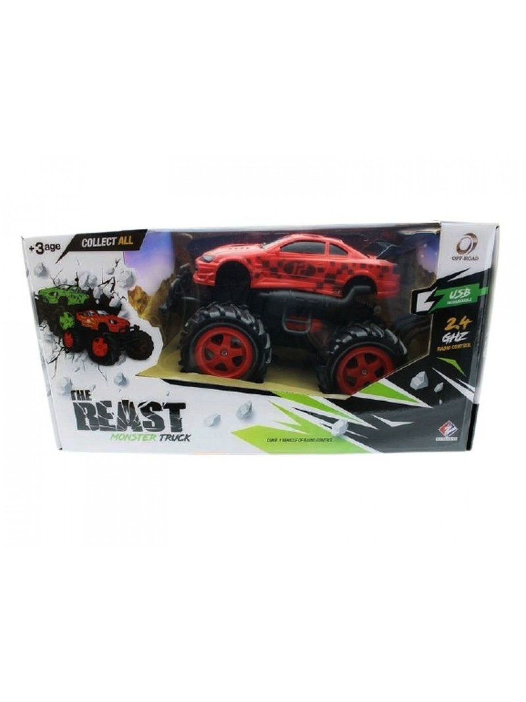 Р/У внедорожник Monstre Truck Nissan Silvia в ассортименте 1/16 + свет + звук