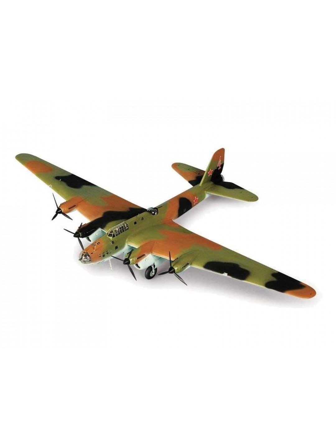 Сборная модель ZVEZDA Советский дальний бомбардировщик ПЕ-8, 1/72