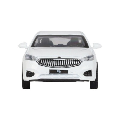 Машина "АВТОПАНОРАМА" KIA K7, белый, 1/41, инерция, в/к 17,5*12,5*6,5 см