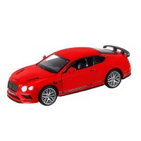 Машина "АВТОПАНОРАМА" Bentley Continental GT Supersports, красный, 1/32, в/к 17,5*12,5*6,5 см