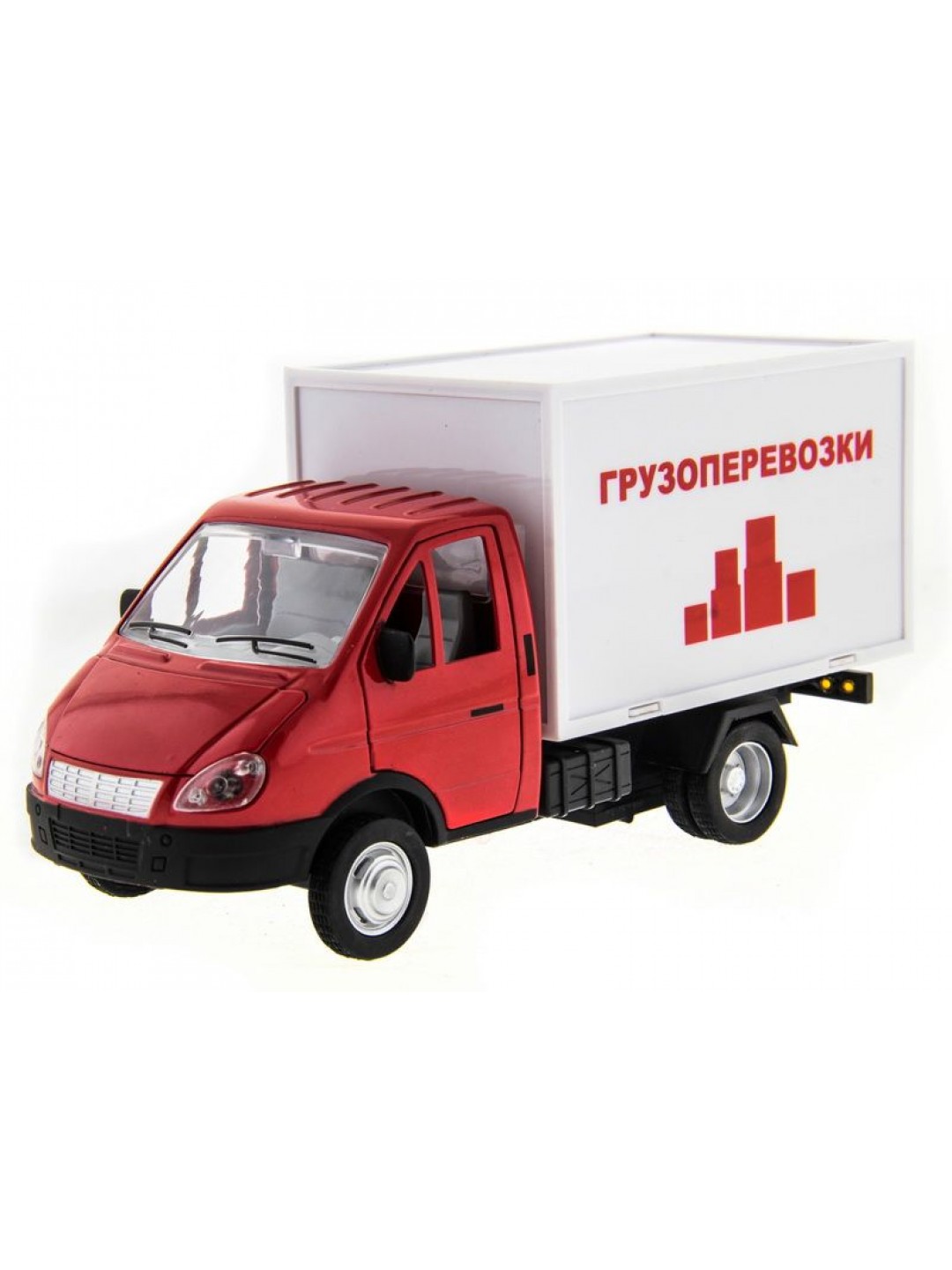 Машина "АВТОПАНОРАМА" "ГАЗель" (грузоперевозки) 1/28, в/к 24*14*12 см