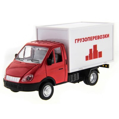 Машина "АВТОПАНОРАМА" "ГАЗель" (грузоперевозки) 1/28, в/к 24*14*12 см