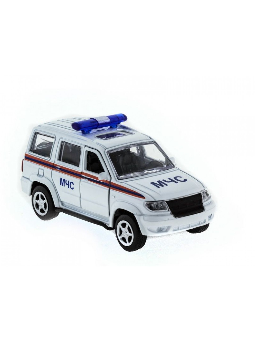 Машина "АВТОПАНОРАМА" инерц. УАЗ Патриот (МЧС) 1/50,  в/к 12*7*5,5 см