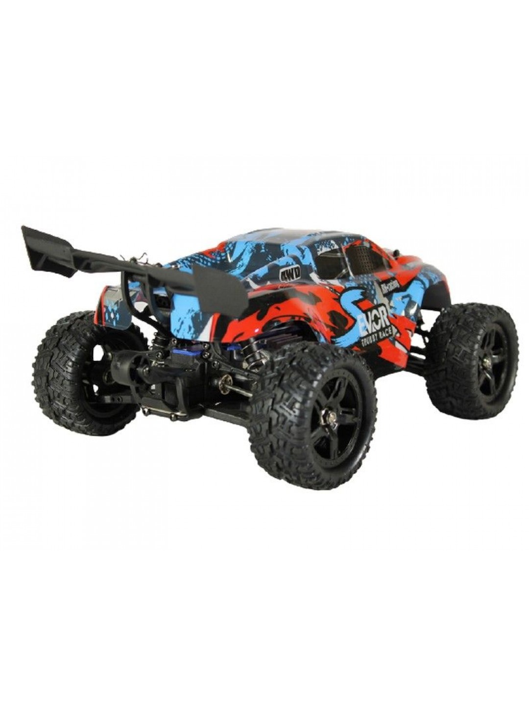 Радиоуправляемая трагги Remo Hobby S EVO-R Brushless V2.0 (красная) 4WD 2.4G 1/16 RTR
