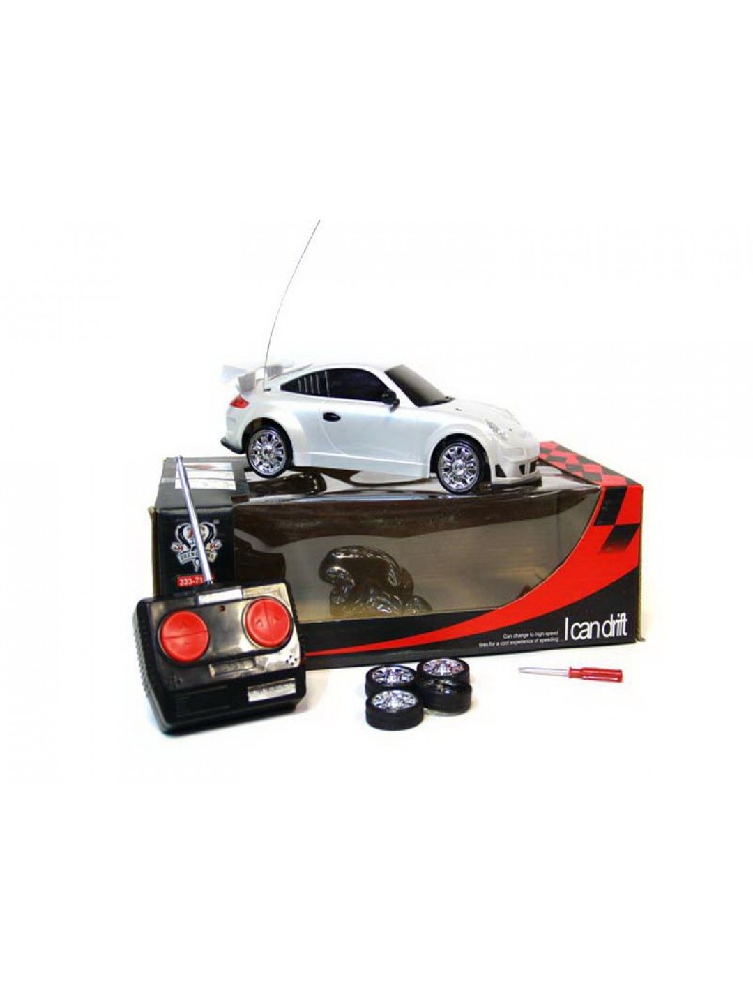 Р/У машина дрифт Porsche 911 4WD 22см н/б