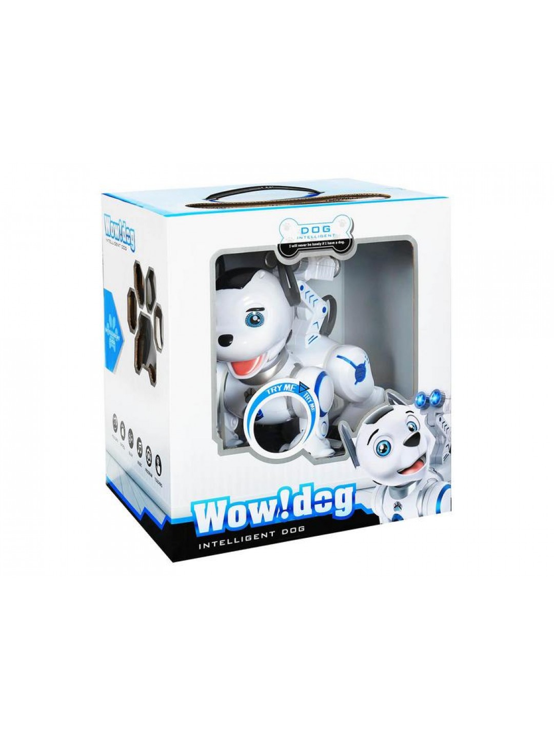 Радиоуправляемая робот-собака LENENG TOYS K10 Wow!Dog звук, свет, танцы, сенсор
