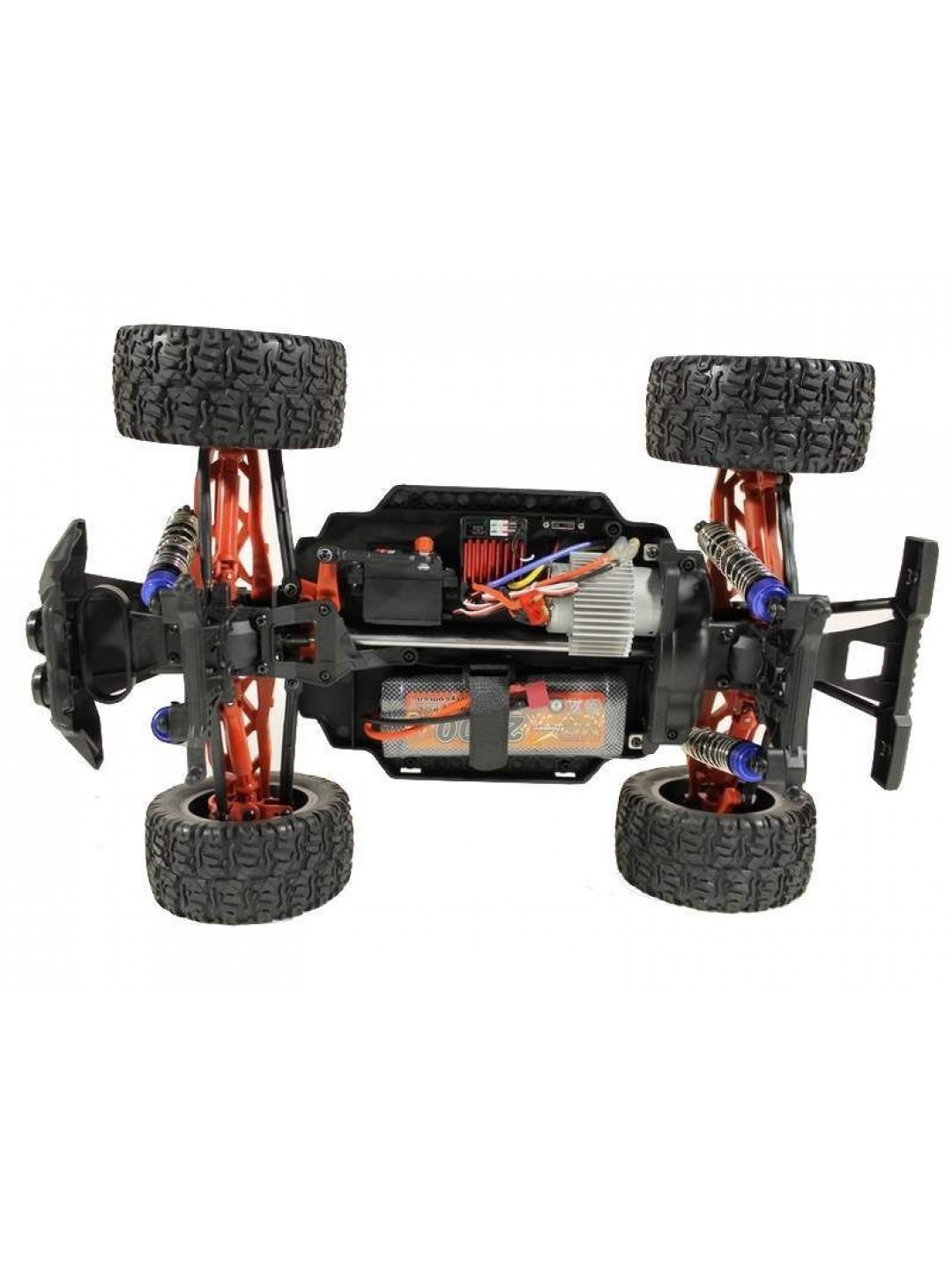 Радиоуправляемый монстр Remo Hobby MMAX UPGRADE (красный) 4WD 2.4G 1/10 RTR
