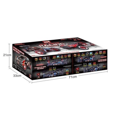 Радиоуправляемая шоссейка Remo Hobby Rally Master (красная) 4WD 2.4G 1/8 RTR