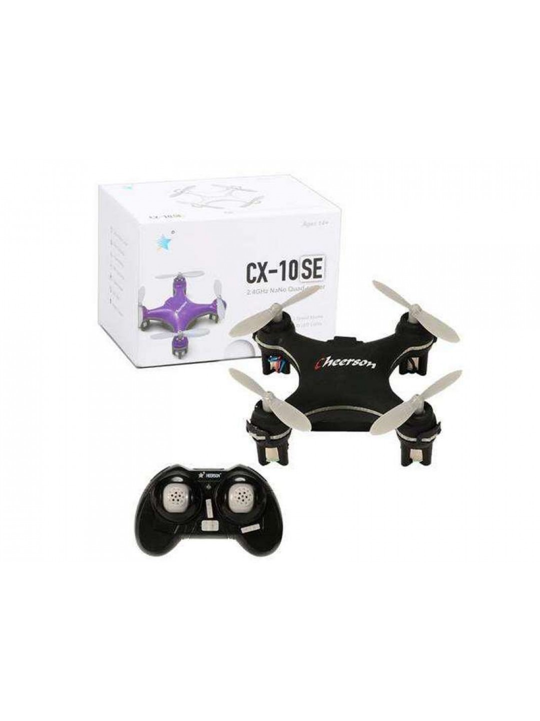 Р/У квадрокоптер Cheerson CX-10SE Mini RTF 2.4G (черный)