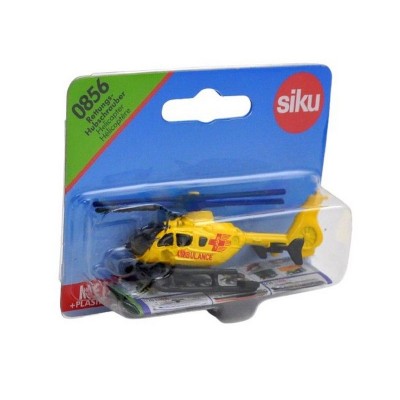 Вертолет Siku 0856 1/87, 8.1 см, желтый