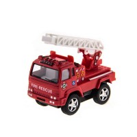 Машина Kinsmart "Funny Fire Engine pull back action" инерция (1/12шт.) 1:32 б/к