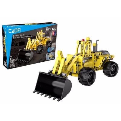 Конструктор CaDA Technic бульдозер совместим с C52013W, инерционный (213 детали)