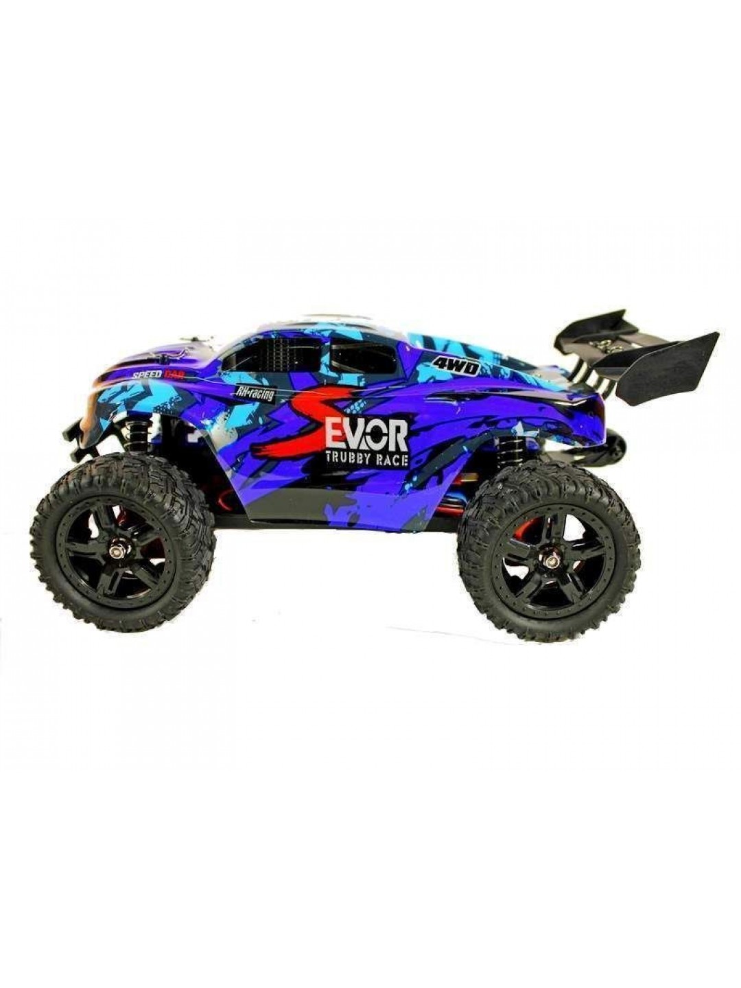 Радиоуправляемая трагги Remo Hobby S EVO-R Brushless UPGRADE (синяя) 4WD 2.4G 1/16 RTR