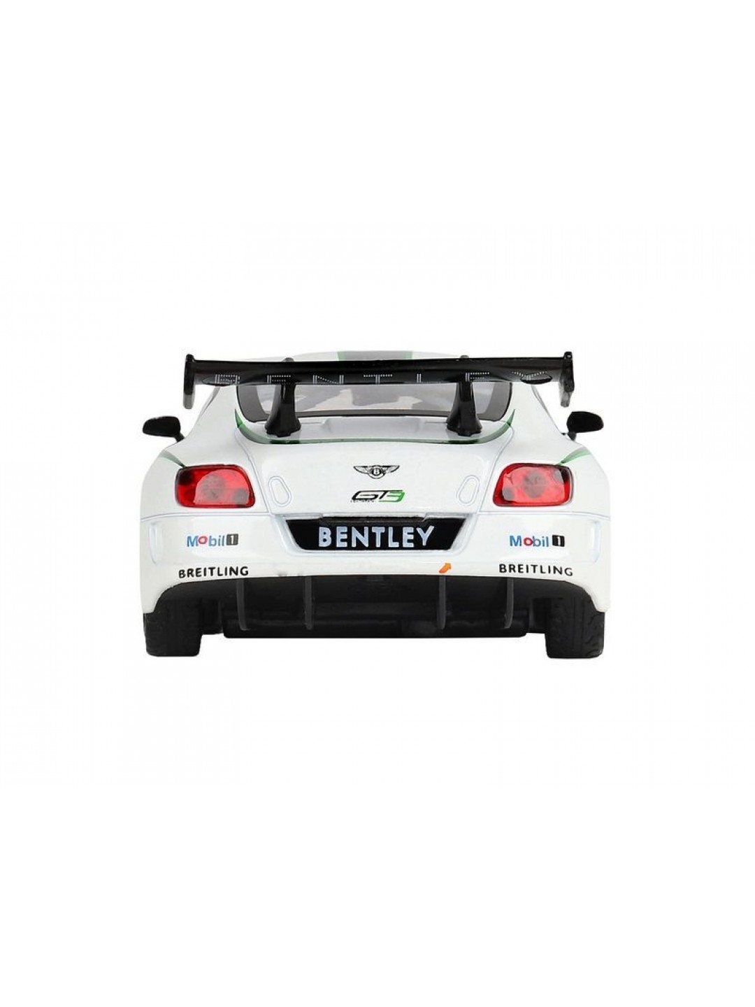 Машина "АВТОПАНОРАМА" Bentley Continental GT3, белый, 1/32, свет, звук, инерция, в/к 17,5*13,5*9 см