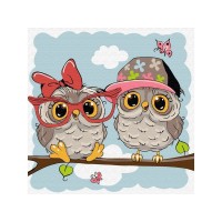 Набор юного художника 20х20 Маленькие совята (12 цветов) Набор юного художника 20х20 Маленькие совята (12 цветов)