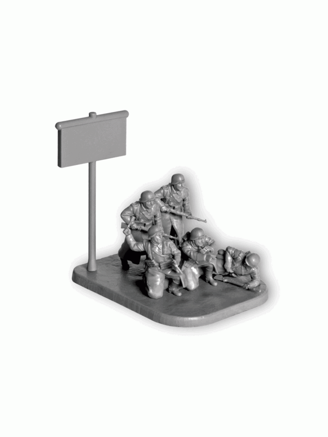 Сборные солдатики ZVEZDA Немецкая пехота 1939-1942гг (зима), 1/72